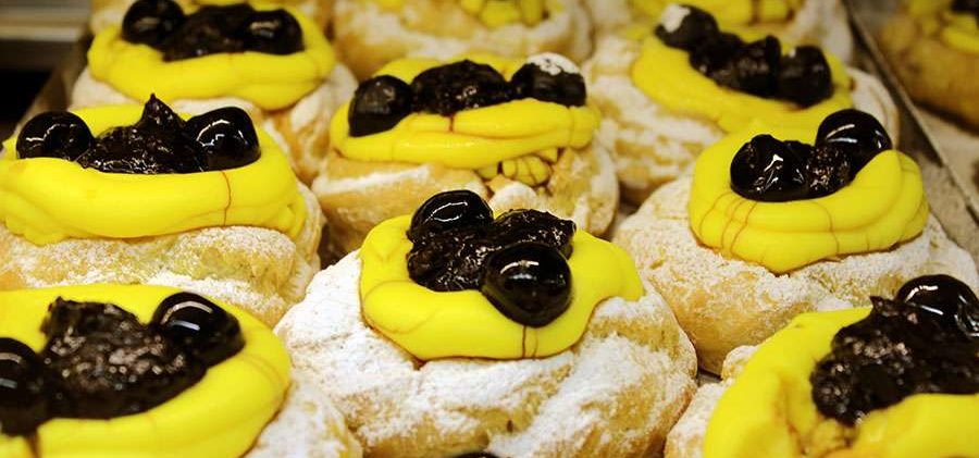 bigne-crema-amarene-Galligani-pasticceria-Roma