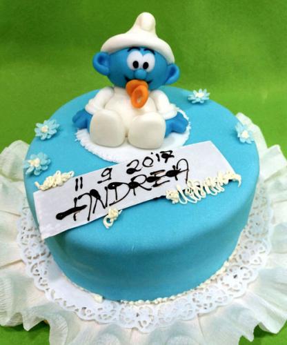 torta-battesimo-puffo